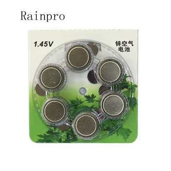 Rainpro 6PCS/DAUG A675P 675 PR44P Cinko-Oro baterijos už kochlearinius implantas Klausos Cinko-Oro baterijos