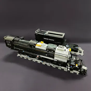 Kūrybos Ekspertų Idėjas Traukinių Bigboy Lecomotive Garo Traukinio Ss Geležinkelio Express Plytas Modulines Modelio Blokai Žaislai 59005