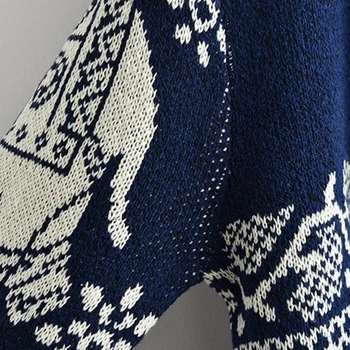 Artguy Žiemos Prarasti Dramblys Modelio Mezgimo Cardigan Megztinis Kailis Moterų Kišenės Ilgomis Rankovėmis Negabaritinių Megztinis Šiltas Megztiniai Viršūnės