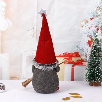 1PCS Gnome Pliušinis Papuošalai Kalėdų Ornamentu ，Beveidis Lėlės Kalėdų Papuošalai Kalėdų, Kalėdų Dovanos, Laimingų Naujųjų Metų Dekoras