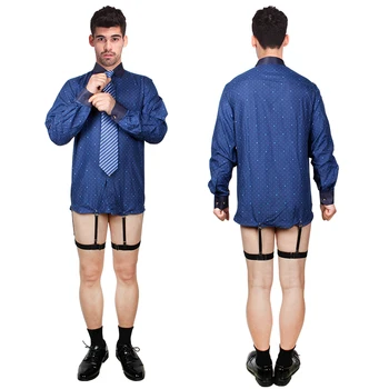 Shirt Mens Lieka Keliaraiščiai Elastingas Nailonas Reguliuojamas Marškinėliai Turėtojai Hardcover Prekės Buvimo Raukšlėtis-Atsparumas Diržas Stilius Petnešos