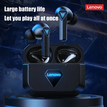 Lenovo GM6 TWS Bluetooth 5.0 Žaidimų Ausinės, Baterija Dėžutė Ausinės Belaidės Ausinės Stereo Vandeniui Ausinių Su Mikrofonu