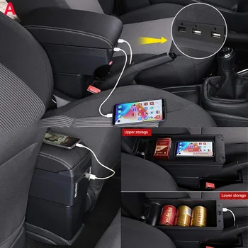 Už Citroen Berlingo Porankiu Modifikavimas dalys Peugeot Partner tepee Automobilio Sėdynėje talpinimo automobilių reikmenys Įkrovimas USB LED