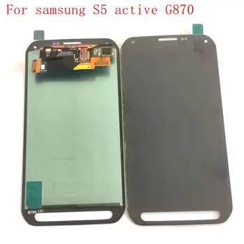Samsung Galaxy S5 Aktyvus G870 G870F (ne s5 ) Lcd Ekranas+ekranas+Touch Stiklo Surinkimo Pakeitimo Amoled