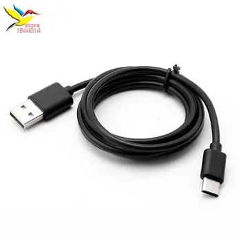 300pcs/daug 1m 2m 3m balta juoda Tipas-C C Tipo USB Duomenų Sinchronizavimo Įkroviklio Kabelį 