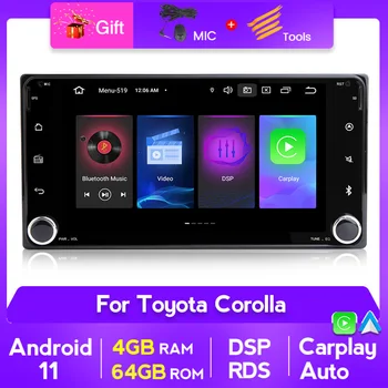 PX5 Android 11 automobilių Garso, Navigacijos, Multimedijos radijo WIFI CarPlay AUTO Toyota VIOS KARŪNA CAMRY HIACE PASKYRIMAS COROLLA RAV4