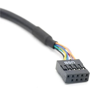 1pcs USB 3.0-20 Pin motininės Plokštės Antraštės Usb 2.0 9 Pin Adapteris Keitiklis Kabelis