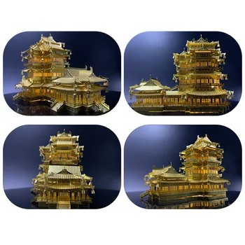 Nanyuan Yue Jiang Tower 3D Metalo Modelį 