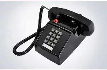 American vintage senoviniai telefonai,Dekoratyvinis Mados stacionarių antžeminių laidinių telefono linijų/Metal Skambėjimo toną telefonai