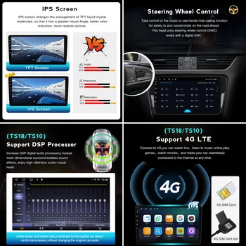 Carplay Auto Android 11 DSP Automobilio Radijo Hyundai i40 2016 GPS Navigacijos, Multimedijos, Vaizdo Grotuvą, Garso IPS Ekranas RDS Galvos Vienetas