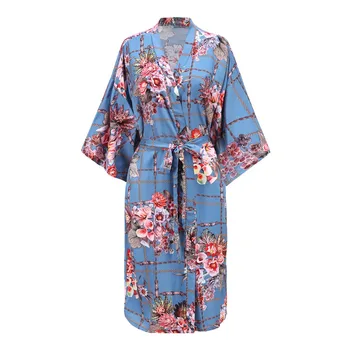 Moterų Viskozė Kimono Chalatas Su Diržu, Minkštas Sleepwear Naujų Namų Drabužius, Chalatas Suknelė Pižamą Homewear Seksualus Naktiniai Drabužiai Naktį Suknelė