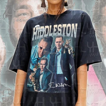 Tom Hiddleston Marškinėliai Tom Hiddleston Spausdinti Grafinis Tee Loki Ventiliatorius Marškinėliai RAP Hip-hop marškinėliai Tom Hiddleston Marškinėlius Vintage marškinėliai