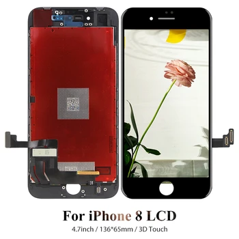 OEM No Dead Pixel AAA Ekrano iPhone 8G LCD skaitmeninis keitiklis Asamblėjos Originalus Flex Kabelis Ekranas Pantalla Puikus Remontas
