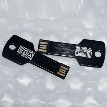 100vnt/daug Custom Prekės Metalo Key Usb Flash Drive 2.0 Vandeniui Pendrive 4GB 8GB 16GB 32GB 64GB Memory Stick Dovanos(Nemokama Logo)