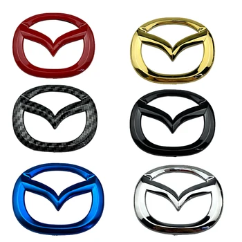 Už Mazda CX4 CX5 CX7 rx7 rx8 mx3 mx5 Automobilio Salono Nerūdijančio Plieno Vairas Centro Emblema Lipdukas Atenza Axel Apdaila