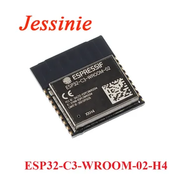 ESP32-C3-WROOM-02 ESP32 ESP32-C3 WROOM 02 N4 H4 2.4 GHz WS 5.0 WiFi+Bluetooth-suderinami Bevielio ryšio Modulis