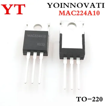 5vnt/daug MAC224A10 MAC224A TO-220 IC geriausios kokybės.