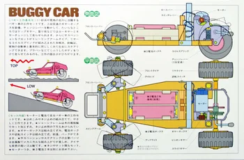 Tamiya 70112 Buggy Automobilių Važiuoklės Rinkinys