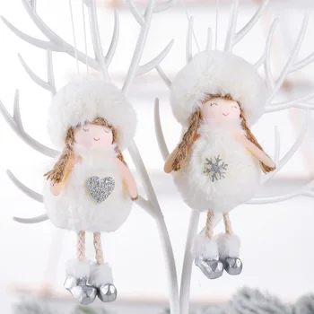 Kalėdų Dekoracijas Pliušinis Angel Doll Pakabukas Kalėdų Eglutės Kabantys Papuošalai, Vaiko, Vaikams, Dovanų Kalėdų Elf Lėlės Naujųjų Metų 2022