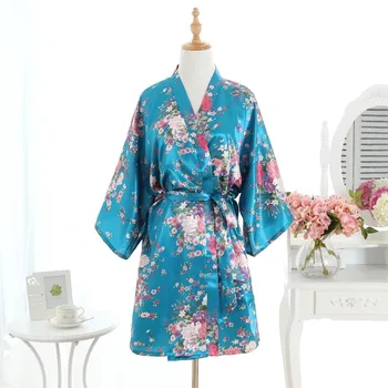 Plius Dydis Ponios Vasarą Mini Kimono Trumpas Chalatas, Vonios Suknelė Ryškiai Rožinės Spalvos, Kinijos Moterims Viskozė Yukata Pižamą Pijama Mujer Mdn003