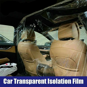 Automobilių skiriamoji ekrano taksi taksi vairuotojo kabina izoliacijos plėvelė skaidri anti-lašelis kino interjeras