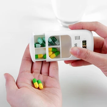 Signalo Laikmatis Tabletes Organizatorius Grid 2 Tabletes Lauke Medicina Talpinimo Elektroninių Laikas Priminimas Medicina Dėžės Tablečių Narkotikų Bakas