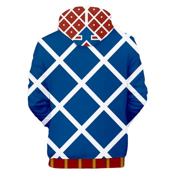 JOJO Fantastinis Nuotykių 3D spausdinimo pavasarį ir rudenį vyrų mados karšto pardavimo puloveris užsakymą didelio dydžio megztinis su gobtuvu