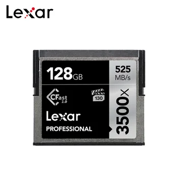 Originalus Lexar 64GB Profesinės 3500x CFast 2.0 Atminties Kortelė Max 525MB/s 128 GB 256 GB 512 GB Atminties Kortelė 4K Vaizdo Kamera