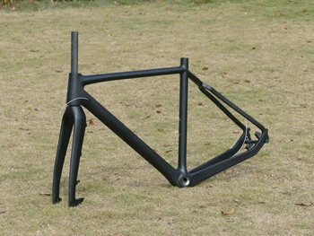 Realizavimo Rėmelių - Visas Anglies Diskiniai Stabdžiai Matt Cyclocross CX Dviračių Lenktynių Dviračių Cyclo Cross Rėmas 53cm Įtraukti Fork