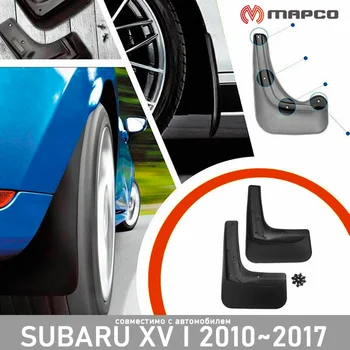 Purvasargių priekiniai už Subaru Impreza XV 2010-2017 mudguard auto optikos automobilių stilius purvo apsauga priedai