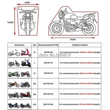 Motociklo apima UV kovos su Honda Vtx 1300 Motociklo Rėmo Honda Motociklai Cb150R Cg125 Yamaha T Max 500 Ttr 125 Plastikų