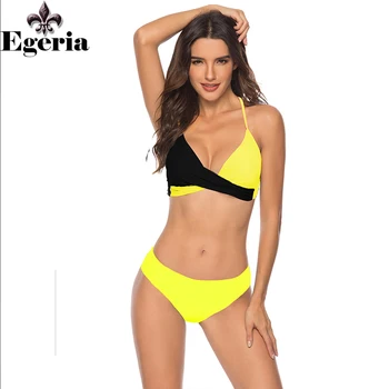 2021 Moterims Seksualus Bikini Komplektas Push Up Moterų maudymosi kostiumėlį, maudymosi Kostiumėliai, Plaukti Atskiras Dviejų dalių Brazilijos Maudymosi Kostiumas Didelis, Plius Dydis XXXL
