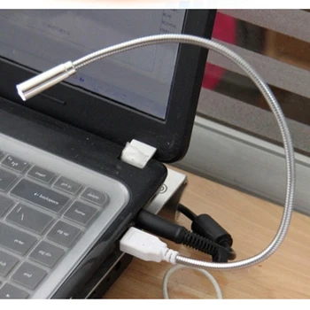 USB LED Lanksti Lempa Mini Šviesos KOMPIUTERIS Notebook Laptop Kompiuterio Klaviatūra