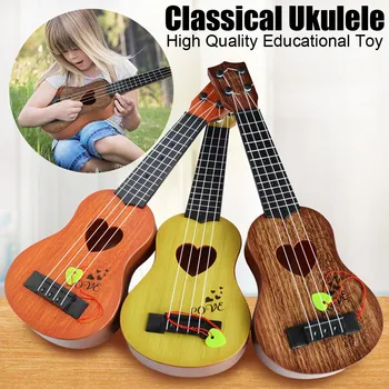 Vaikams žaislai gitara Pradedantiesiems Klasikinio Havajų Gitara Muzikos Švietimo Priemonė Žaislas Vaikams Juokinga instrumentos musicales#A30